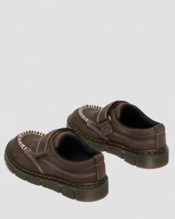 Chaussures Raffe en Tumbled Nubuck à brides Junior in Marron Foncé