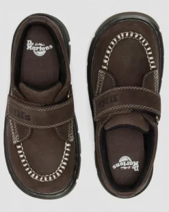 Chaussures Raffe en Tumbled Nubuck à brides Junior in Marron Foncé