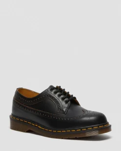 Chaussures richelieus 3989 Vintage en cuir Quilon in Noir