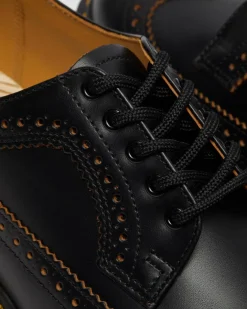 Chaussures richelieus 3989 Vintage en cuir Quilon in Noir