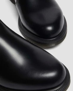 Chelsea boots Flora en cuir Smooth in Noir