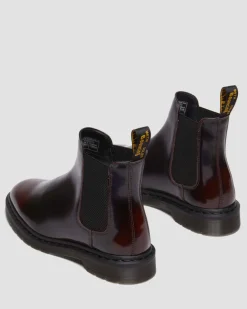 Chelsea boots Graeme en cuir Arcadia in Rouge Cherry Red