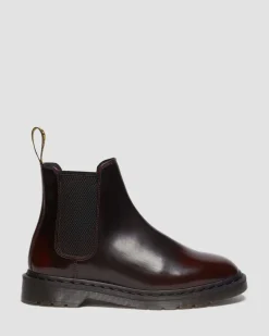 Chelsea boots Graeme en cuir Arcadia in Rouge Cherry Red