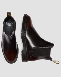 Chelsea boots Graeme en cuir Arcadia in Rouge Cherry Red