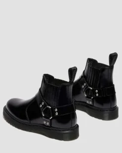 CHELSEA BOOTS 2976 HARNESS EN CUIR ANALINE in Noir