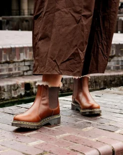 Chelsea Boots 2976 Leonore Doublées de Fourrure Synthétique in Toffee