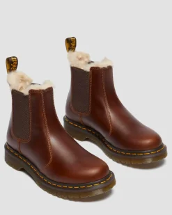 Chelsea Boots 2976 Leonore Doublées de Fourrure Synthétique in Toffee
