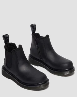 Chelsea boots 2976 Leonore fourrées Junior in Noir