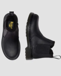 Chelsea boots 2976 Leonore fourrées Junior in Noir