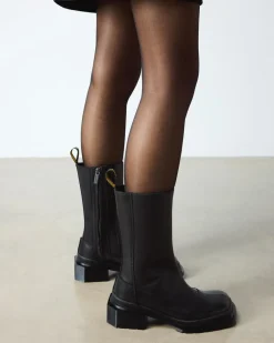 CHELSEA BOOTS MAYBOLE HI À BOUTS CARRÉS in Noir