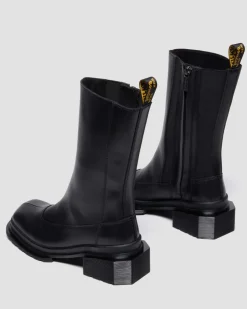 CHELSEA BOOTS MAYBOLE HI À BOUTS CARRÉS in Noir