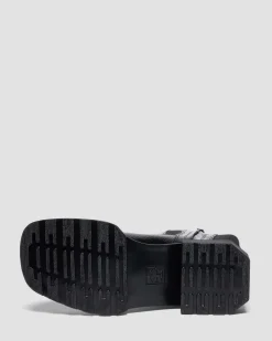 Chelsea boots Maybole Hi en cuir verni à bouts carrés in Noir
