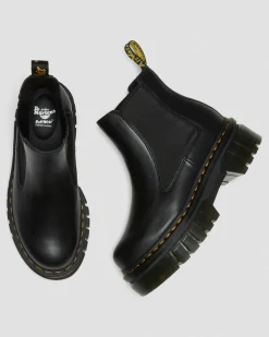 Chelsea boots plateformes Audrick en cuir Nappa Lux in Noir