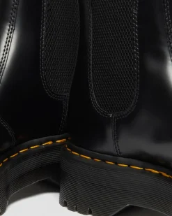Chelsea boots plateformes Quad 2976 en cuir Smooth in Noir