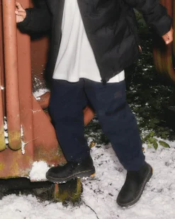 Chelsea boots 2976 WinterGrip en daim Junior in Noir