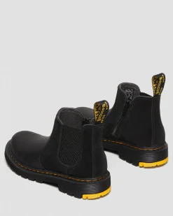 Chelsea boots 2976 WinterGrip en daim Junior in Noir