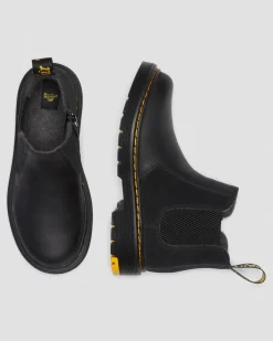 Chelsea boots 2976 WinterGrip en daim Junior in Noir