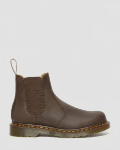 Chelsea boots 2976 Yellow Stitch en cuir Crazy Horse in Marron Foncé