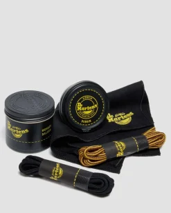 Kit d'entretien avec lacets in Noir