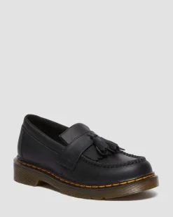 Mocassins Adrian en cuir Junior in Noir