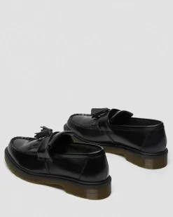 Mocassins Adrian en cuir Smooth à pampilles in Noir