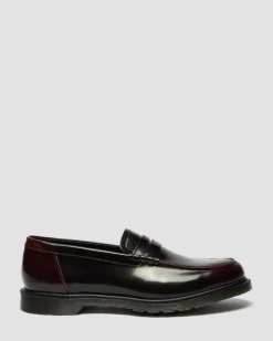 Mocassins Mayfare en cuir Rub Off in Rouge Cherry Red