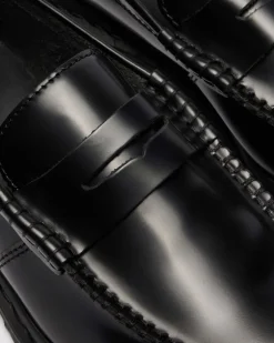 MOCASSINS PENTON EN CUIR SMOOTH MONOCHROME in Noir