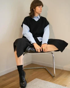 Mocassins Temara en cuir Polished Smooth in Noir