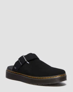 Mules en daim Carlson in Noir
