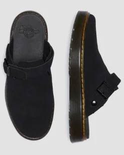 Mules en daim Carlson in Noir