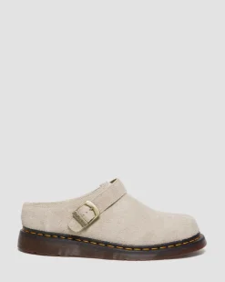 Mules Isham en daim et fourrure synthétique in Vintage Taupe