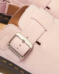 Mules Jorge II en cuir nubuck in Rose Poudré