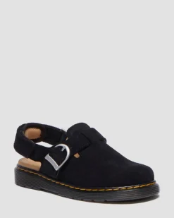 Mules Jorgie en daim Junior in Noir