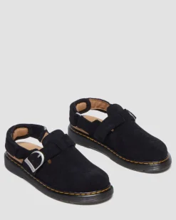 Mules Jorgie en daim Junior in Noir