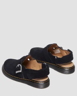 Mules Jorgie en daim Junior in Noir