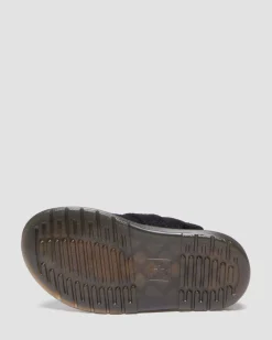 Mules Jorgie en daim pour tout-petit in Noir