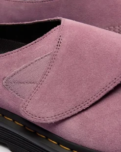 Mules plateformes Zebzag Anywair en daim in Rose Poudré