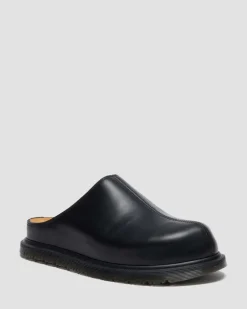 MULES SAN EN CUIR in Noir