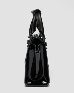 Petit sac en cuir in Noir