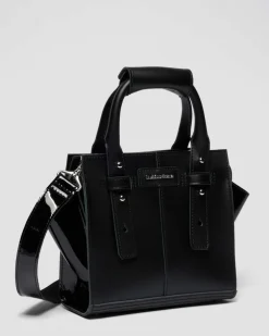 Petit sac en cuir in Noir