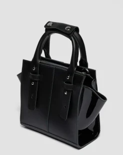 Petit sac en cuir in Noir