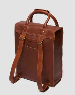 Sac à dos en cuir Ambassador in Noix De Cajou