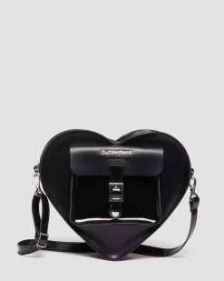 Sac en cuir en forme de cœur&nbsp; in Noir