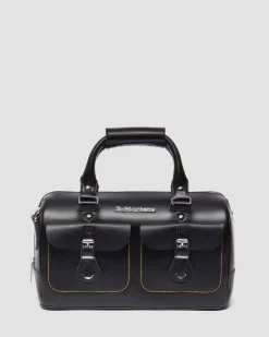 Sac en cuir Kiev à anses supérieures in Noir