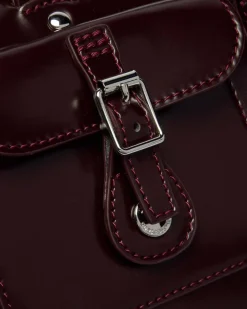 Sac en cuir Rub Off à anses supérieures vegan in Rouge Cherry Red