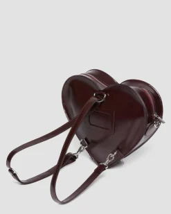 Sac en forme de cœur vegan in Rouge Cherry Red