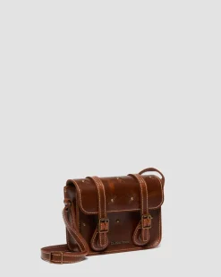 Sacoche en cuir Mayhem 18 cm in Tan