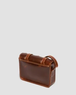 Sacoche en cuir Mayhem 18 cm in Tan
