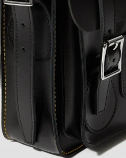 Sacoche Kiev en cuir Smooth 28 cm in Noir