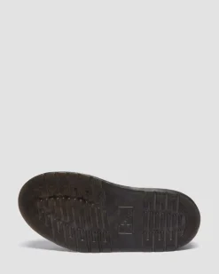 Sandales fisherman plateformes Wrenlie en cuir nappa à bouts ouverts in Noir